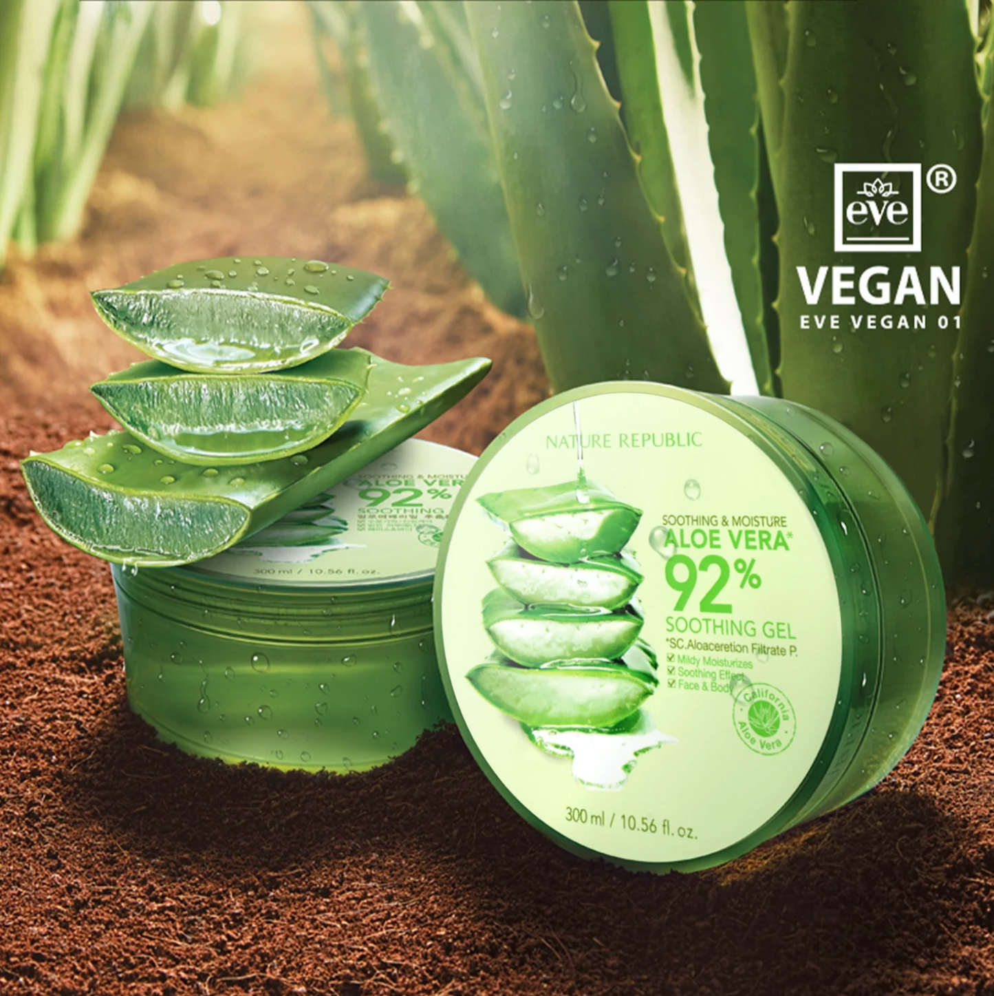 [NATURE REPUBLIC] Soothing & Moisture Gel #ALOE VERA